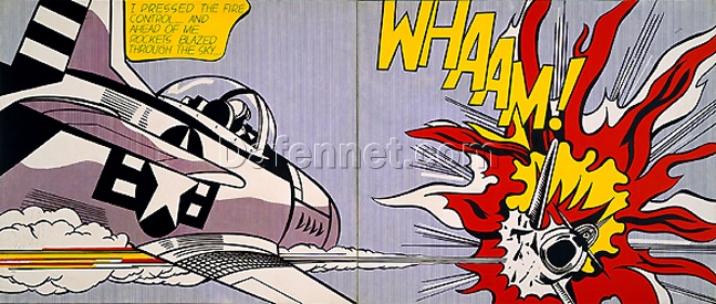 Roy Lichtenstein’s Whaam! (1963) – Bold Graphic Pop Art Depiction of Action and Color